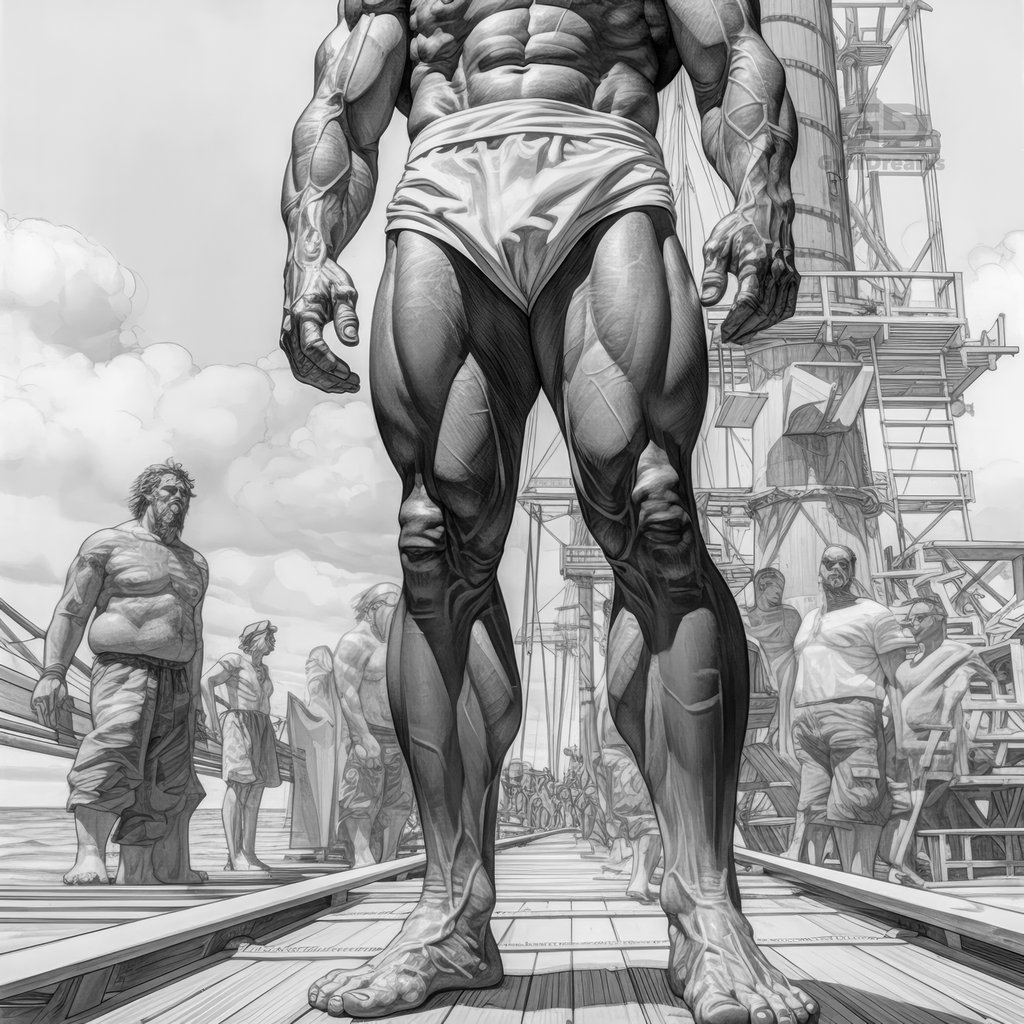 Big Feet, Big…, created with Midjourney v5.1