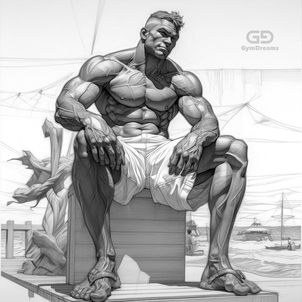 Big Feet, Big…, created with Midjourney v5.1