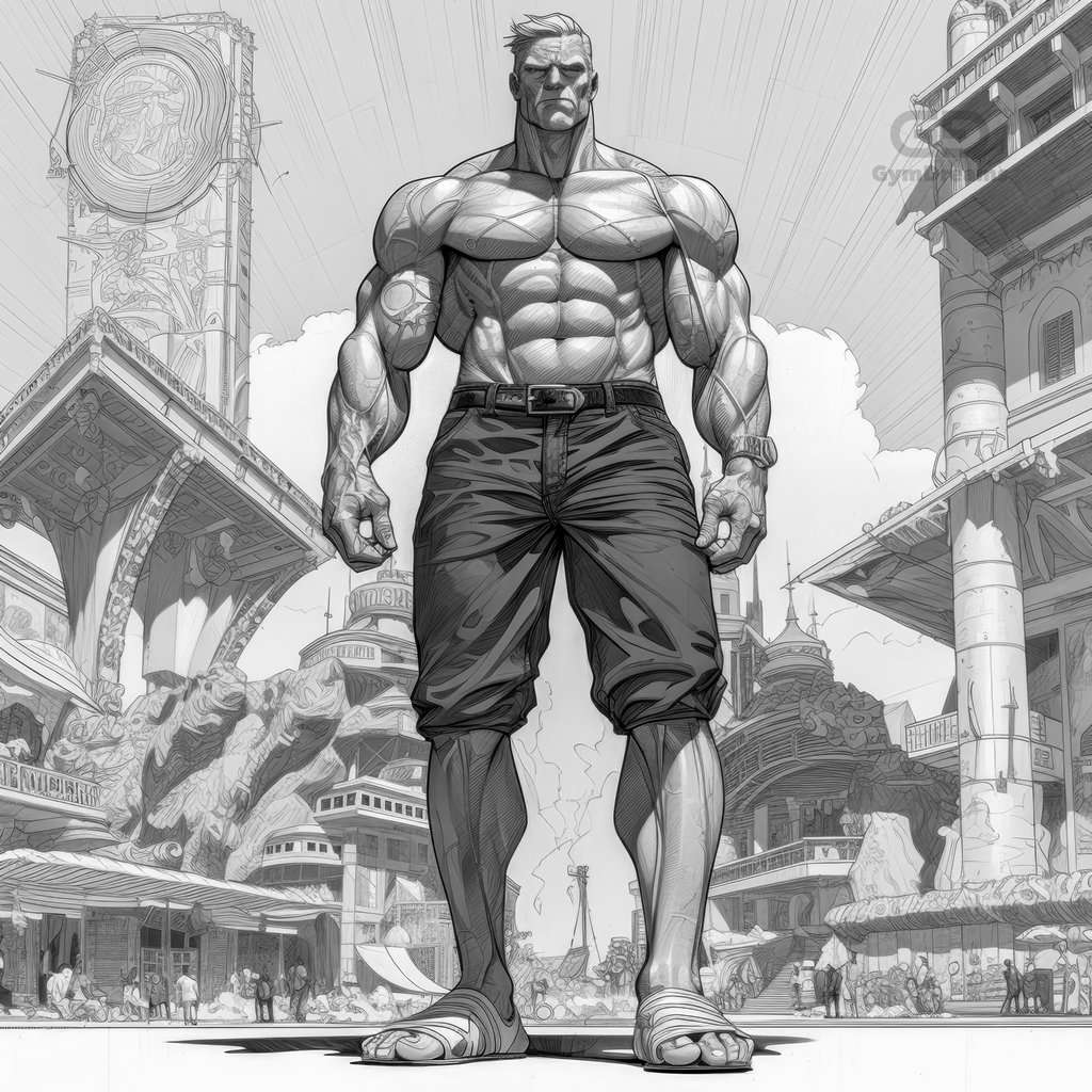 Big Feet, Big…, created with Midjourney v5.1