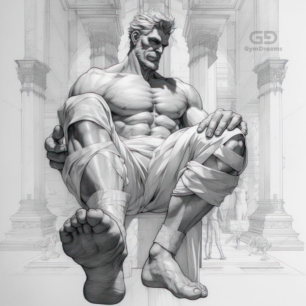 Big Feet, Big…, created with Midjourney v5.1