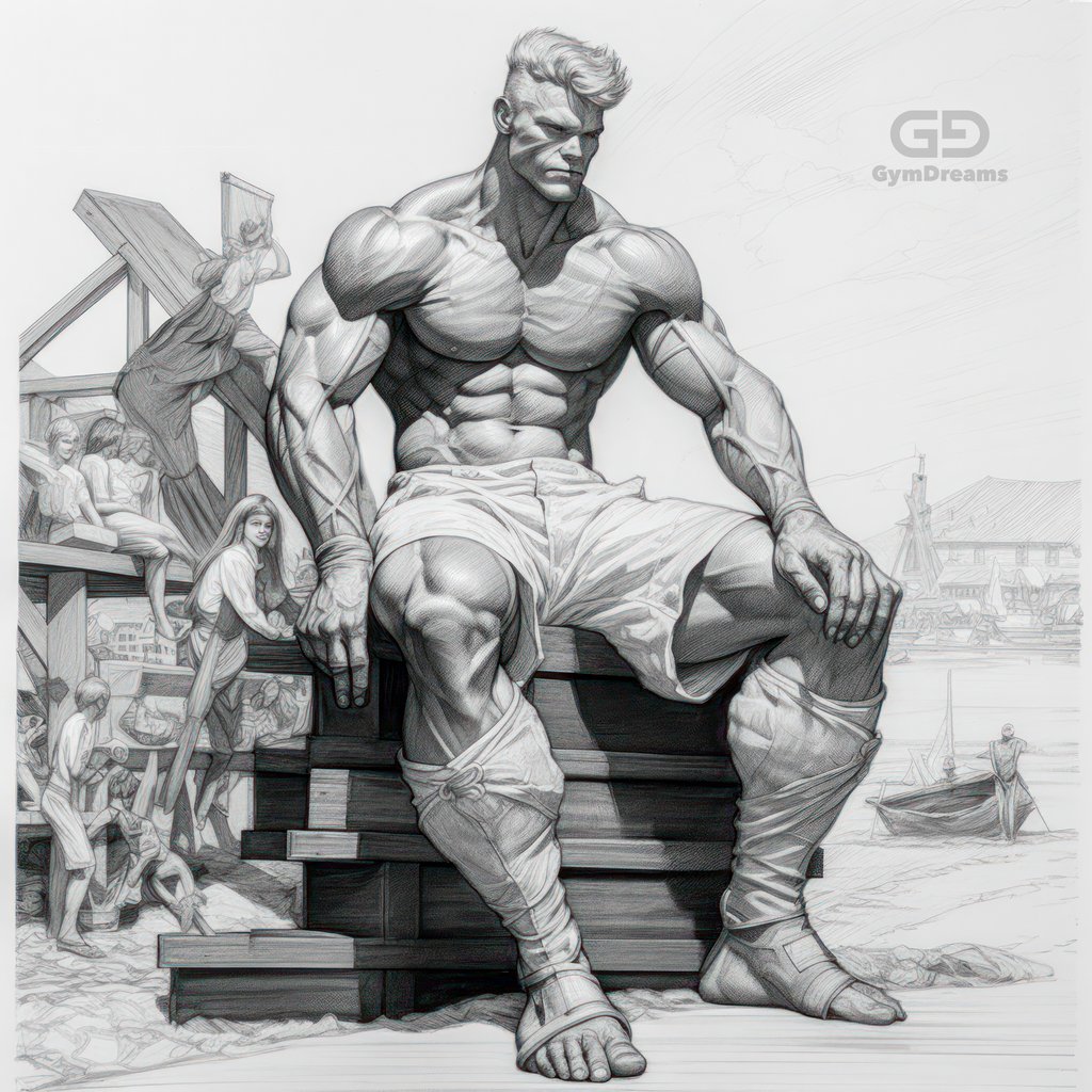 Big Feet, Big…, created with Midjourney v5.1