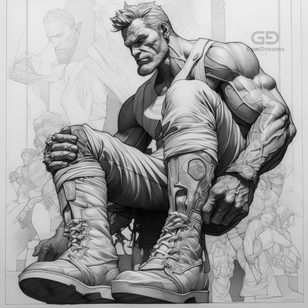 Big Feet, Big Boots, created with Midjourney v5.1