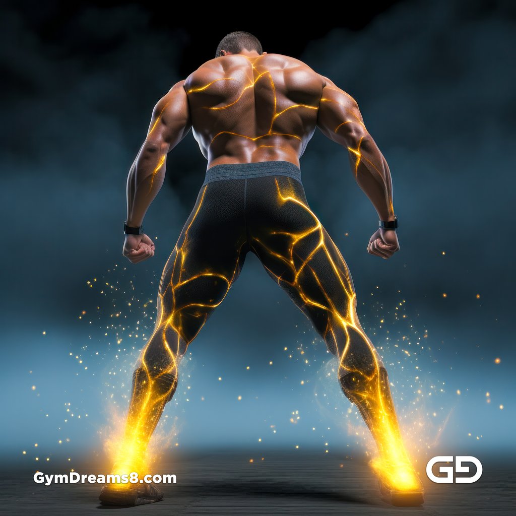 Fire, Muscular man in latex with fire and smoke, Midjourney
