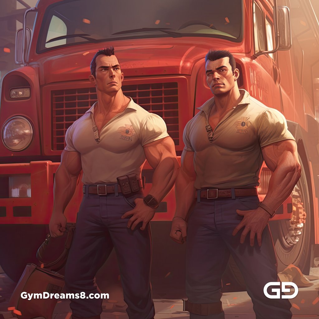 Firemen, with Midjourney v5.
