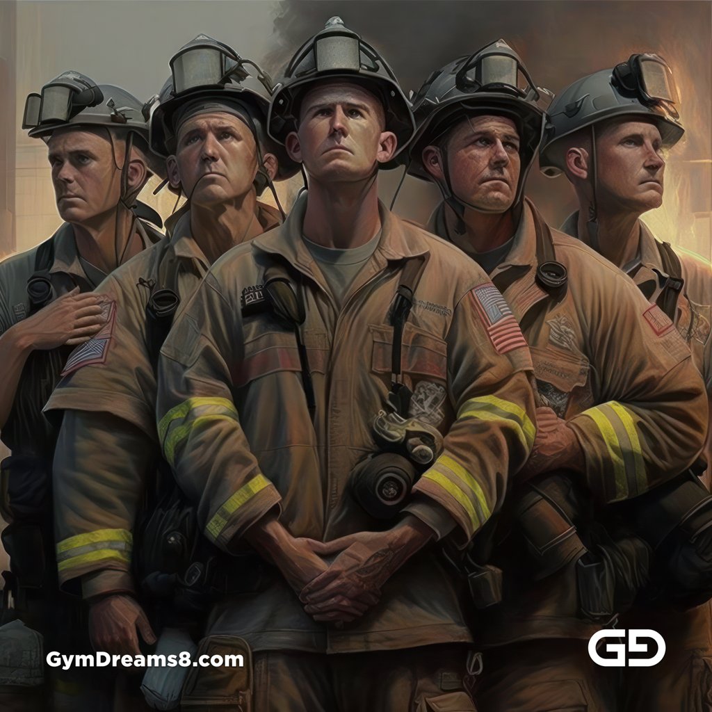 Firemen, with Midjourney v5.