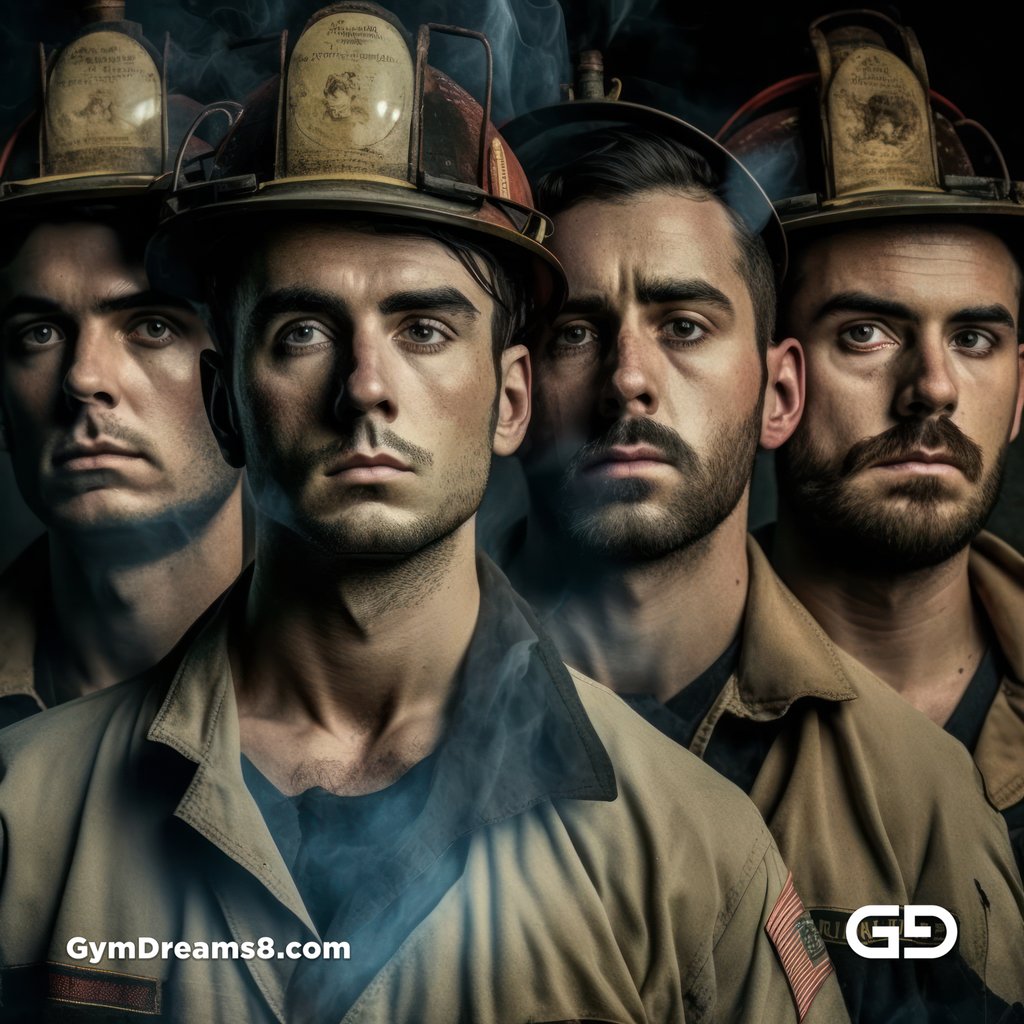 Firemen, with Midjourney v5.