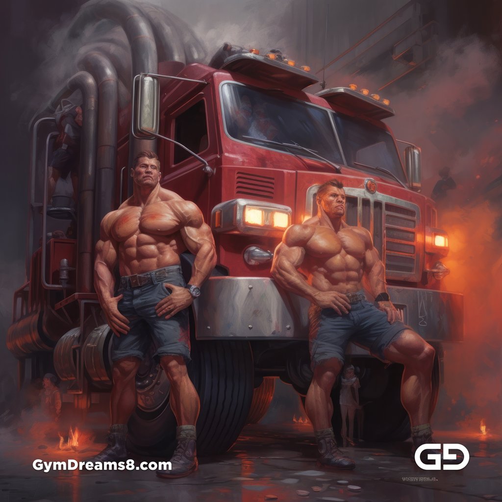 Firemen, with Midjourney v5.