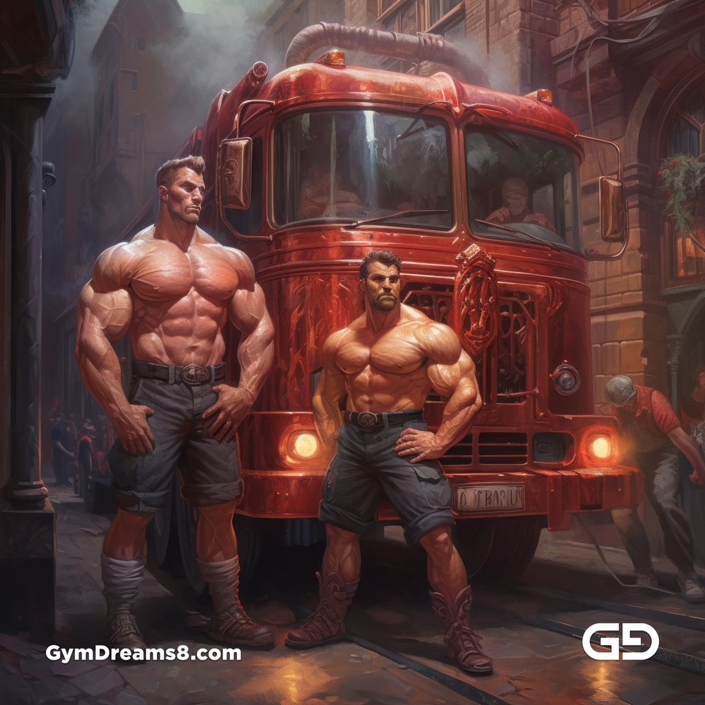 Firemen, with Midjourney v5.