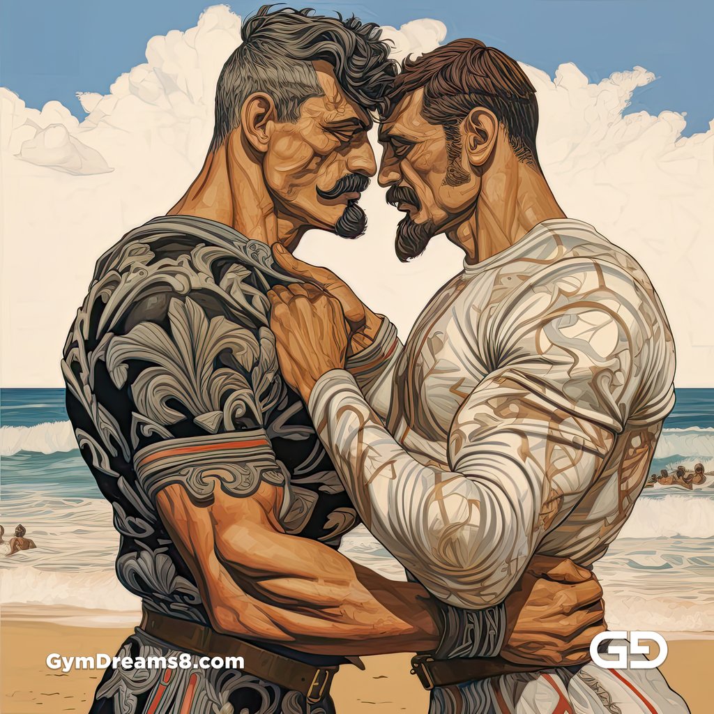 Gladiator Couple, Illustration