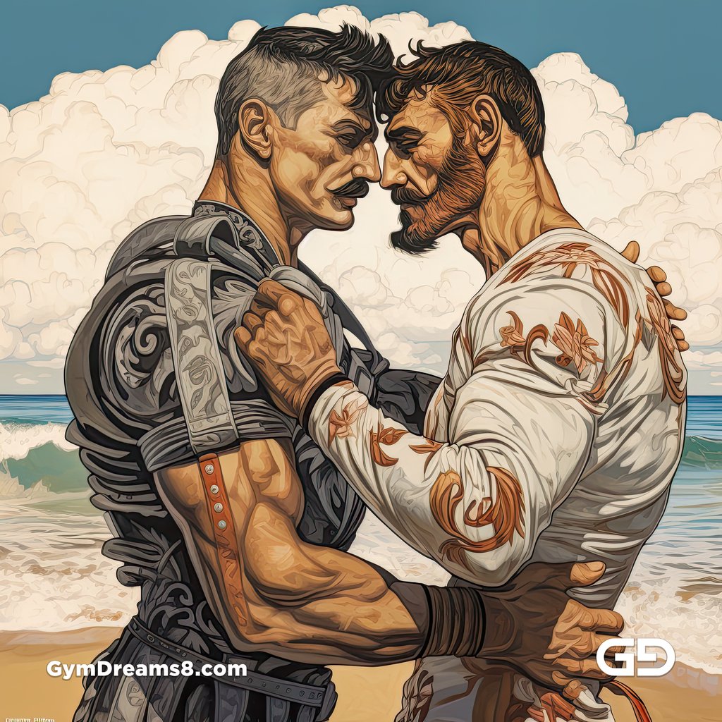 Gladiator Couple, Illustration