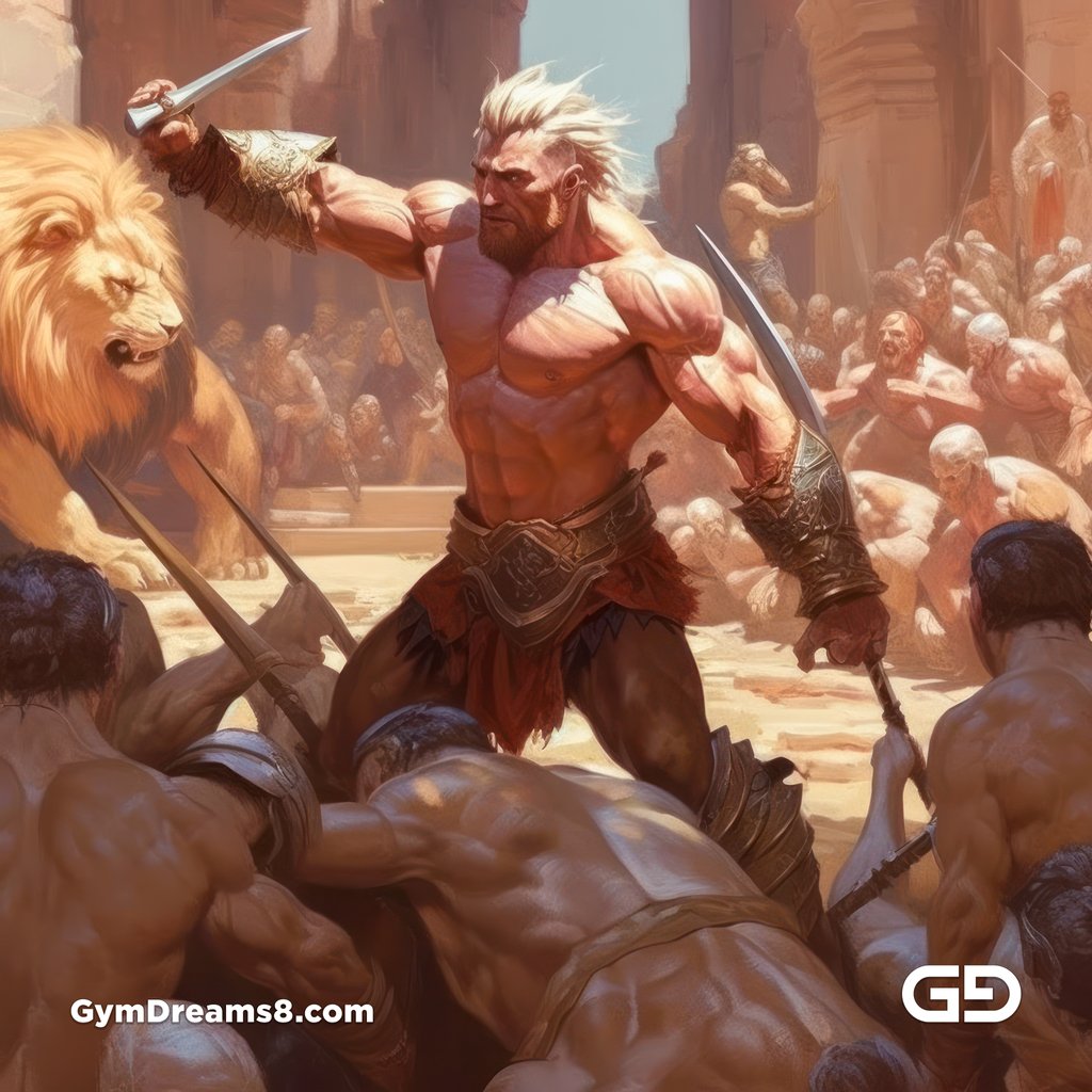 Gladiators and Lions, Variations 1.