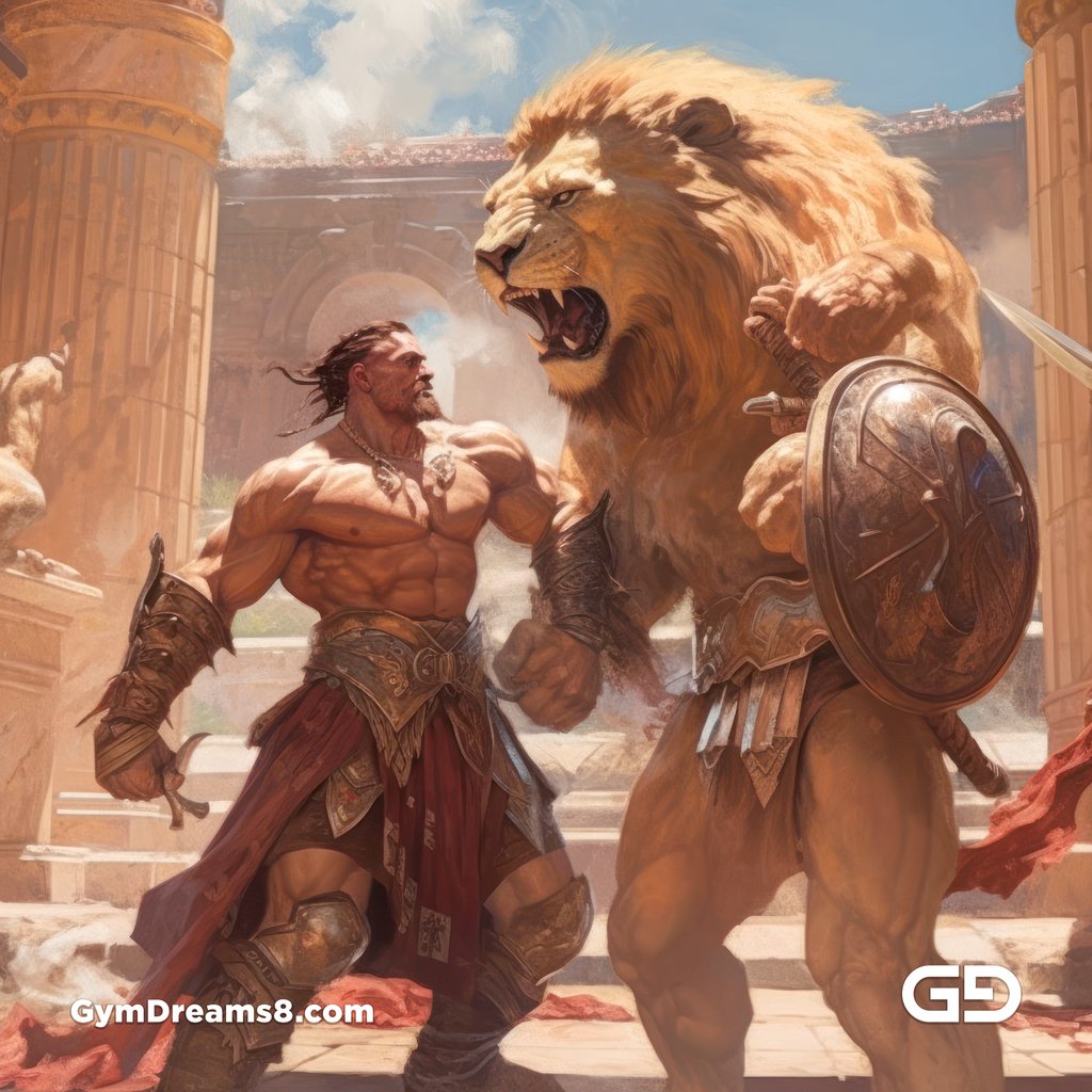 Gladiators and Lions, Variations 1.