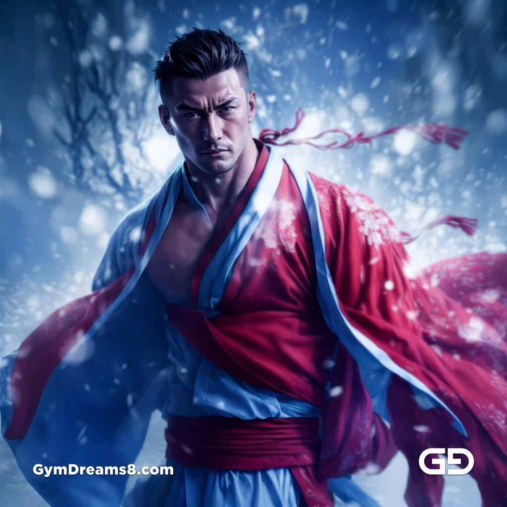 Snow Storm, Hero 英雄, Chinese kung fu, rendered with Stable Diffusion and Virile Fusion, using Control Net with images from Midjourney.