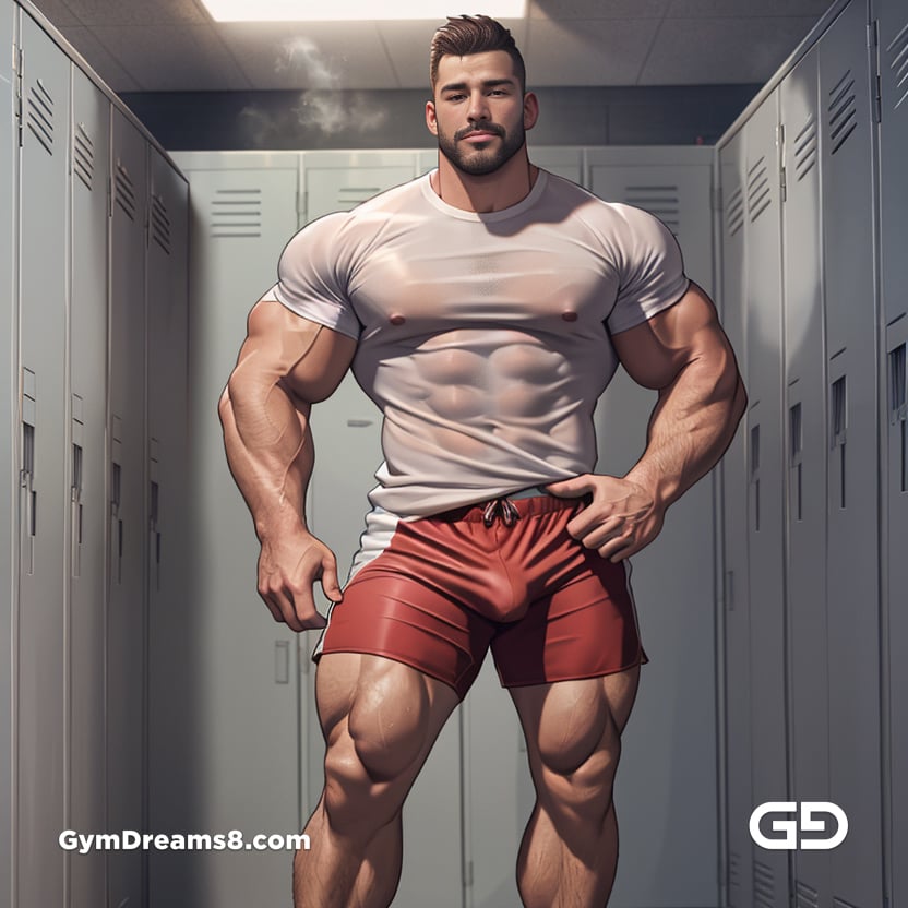 Jocks, created with Stable Diffusion / Homosexual Diffusion model