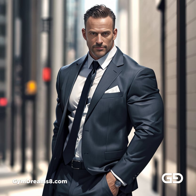 Suit Kisses at the office