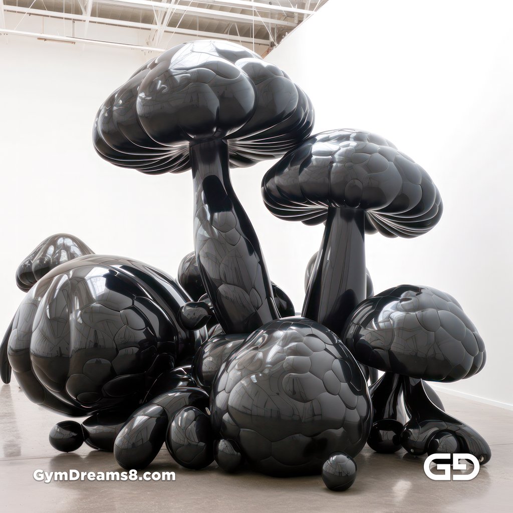 Inflatable Sculptures. Art installation concepts, with Midjourney v5