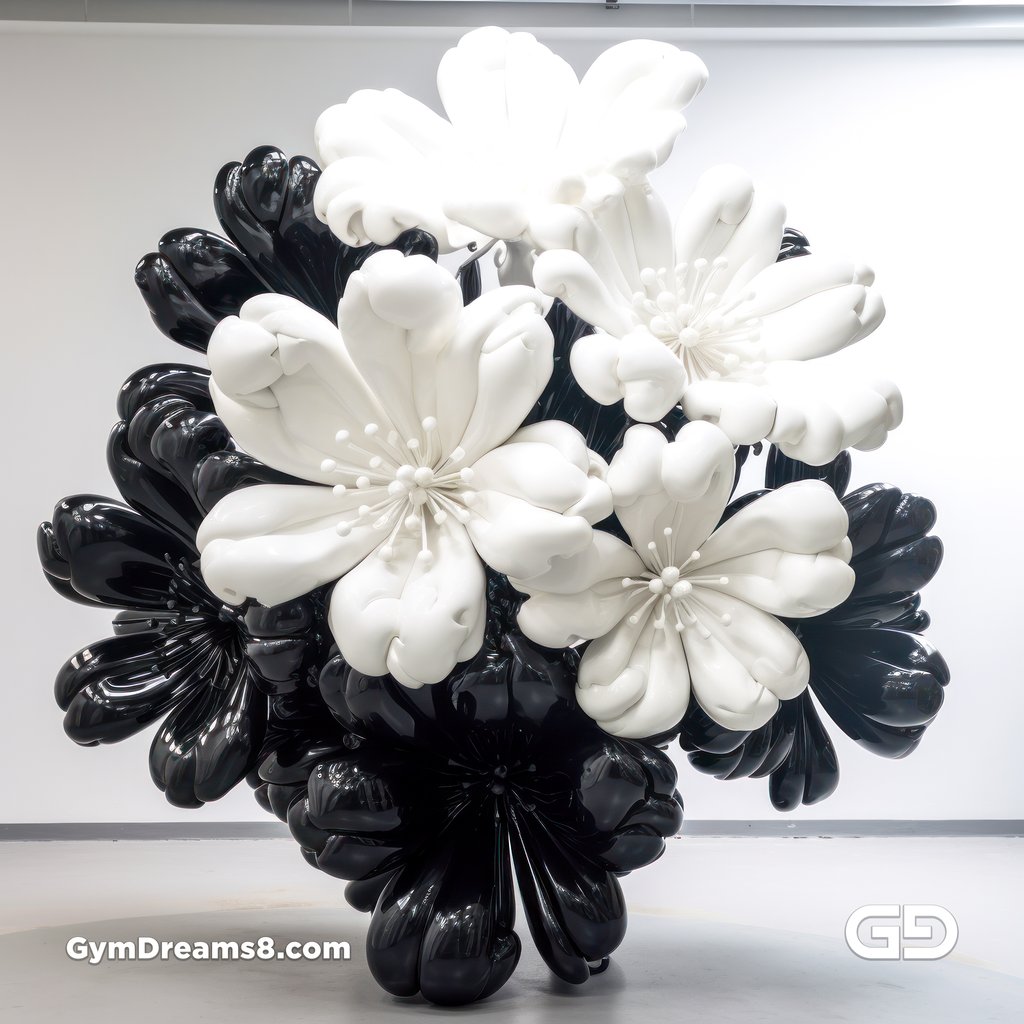 Inflatable Sculptures. Art installation concepts, with Midjourney v5