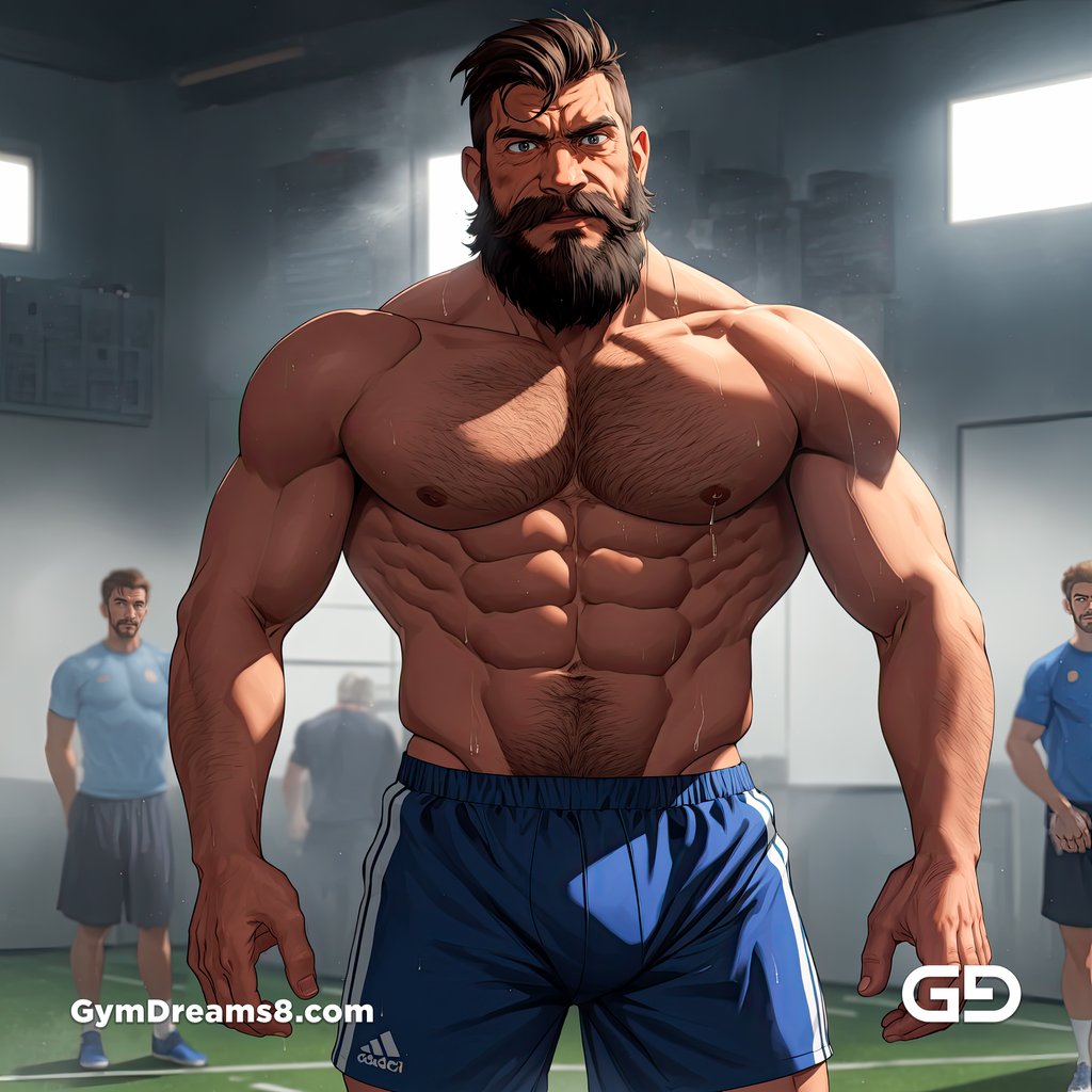 Coach of the rugby team, rendered with Virile Animation in Stable Diffusion.