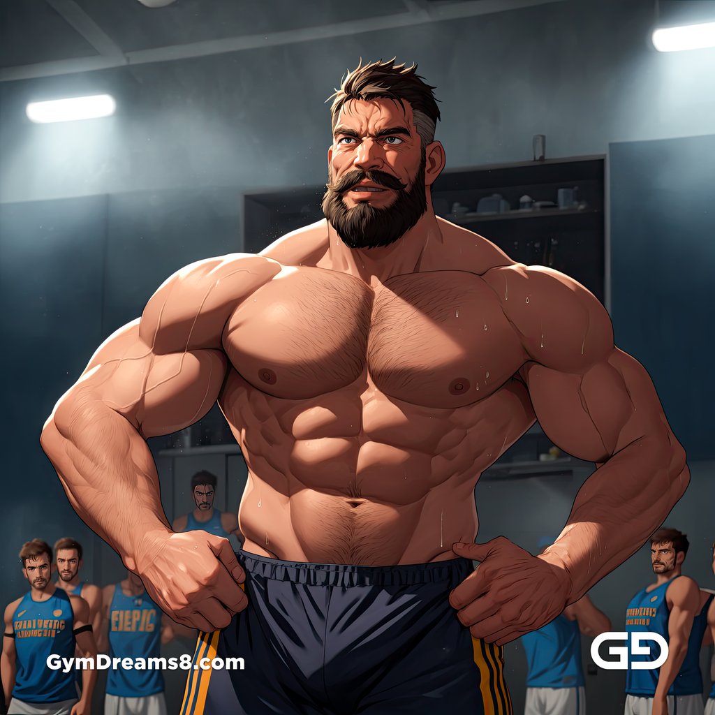 Coach of the rugby team, rendered with Virile Animation in Stable Diffusion.