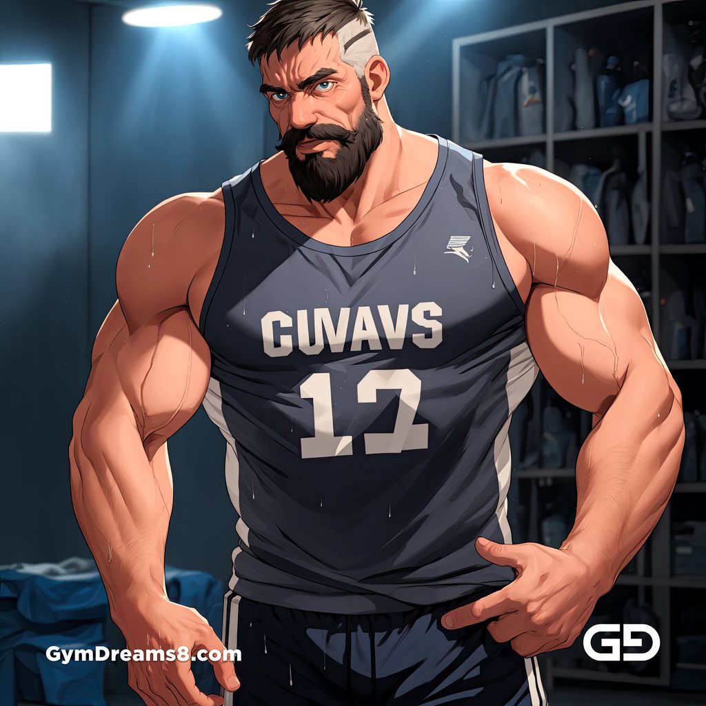 Coach of the rugby team, rendered with Virile Animation in Stable Diffusion.