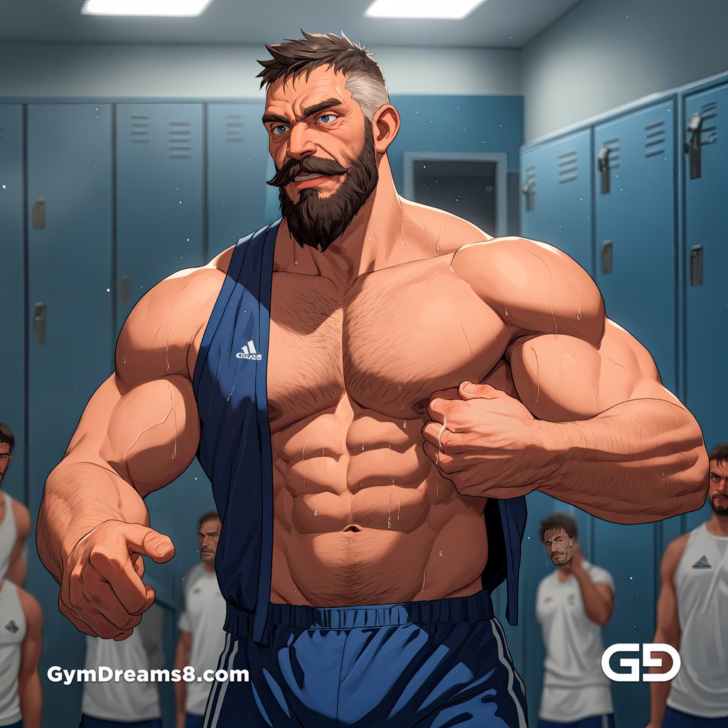 Coach of the rugby team, rendered with Virile Animation in Stable Diffusion.