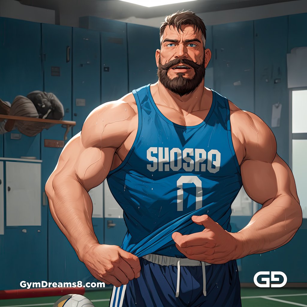 Coach of the rugby team, rendered with Virile Animation in Stable Diffusion.