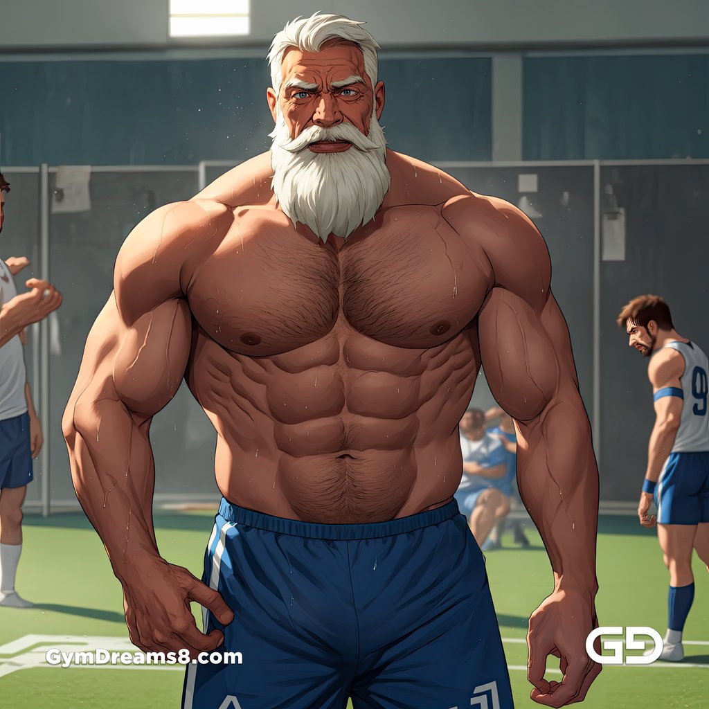 Coach of the rugby team, rendered with Virile Animation in Stable Diffusion.