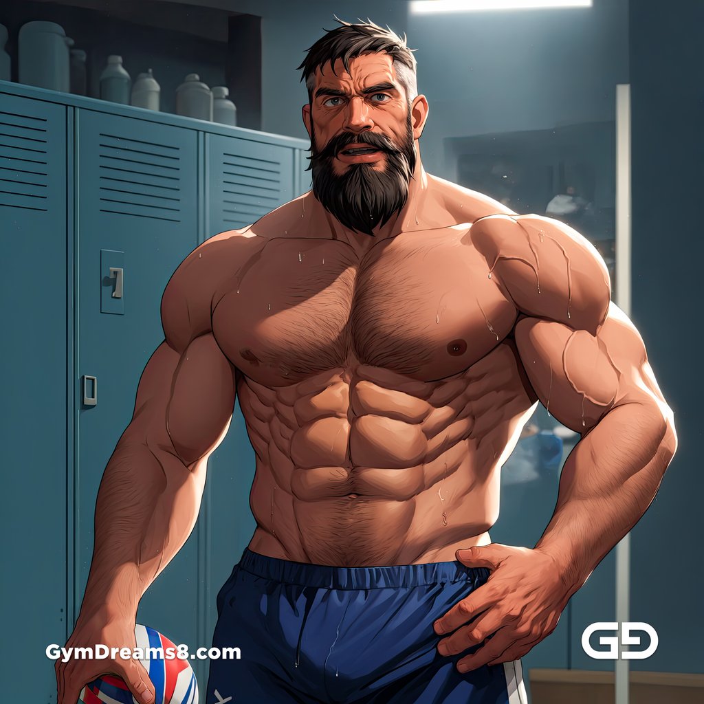 Coach of the rugby team, rendered with Virile Animation in Stable Diffusion.