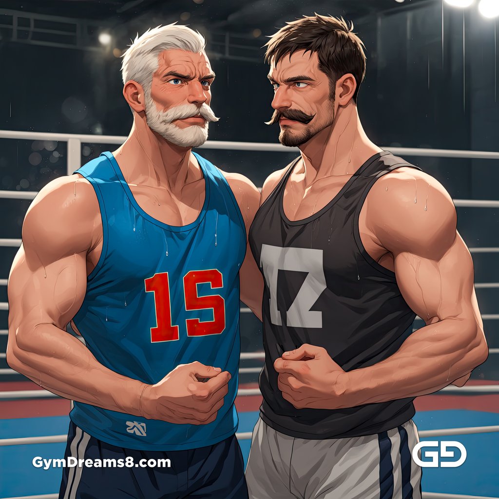 Moustache, Star Player of Rugby Team, rendered with Virile Animation in Stable Diffusion.