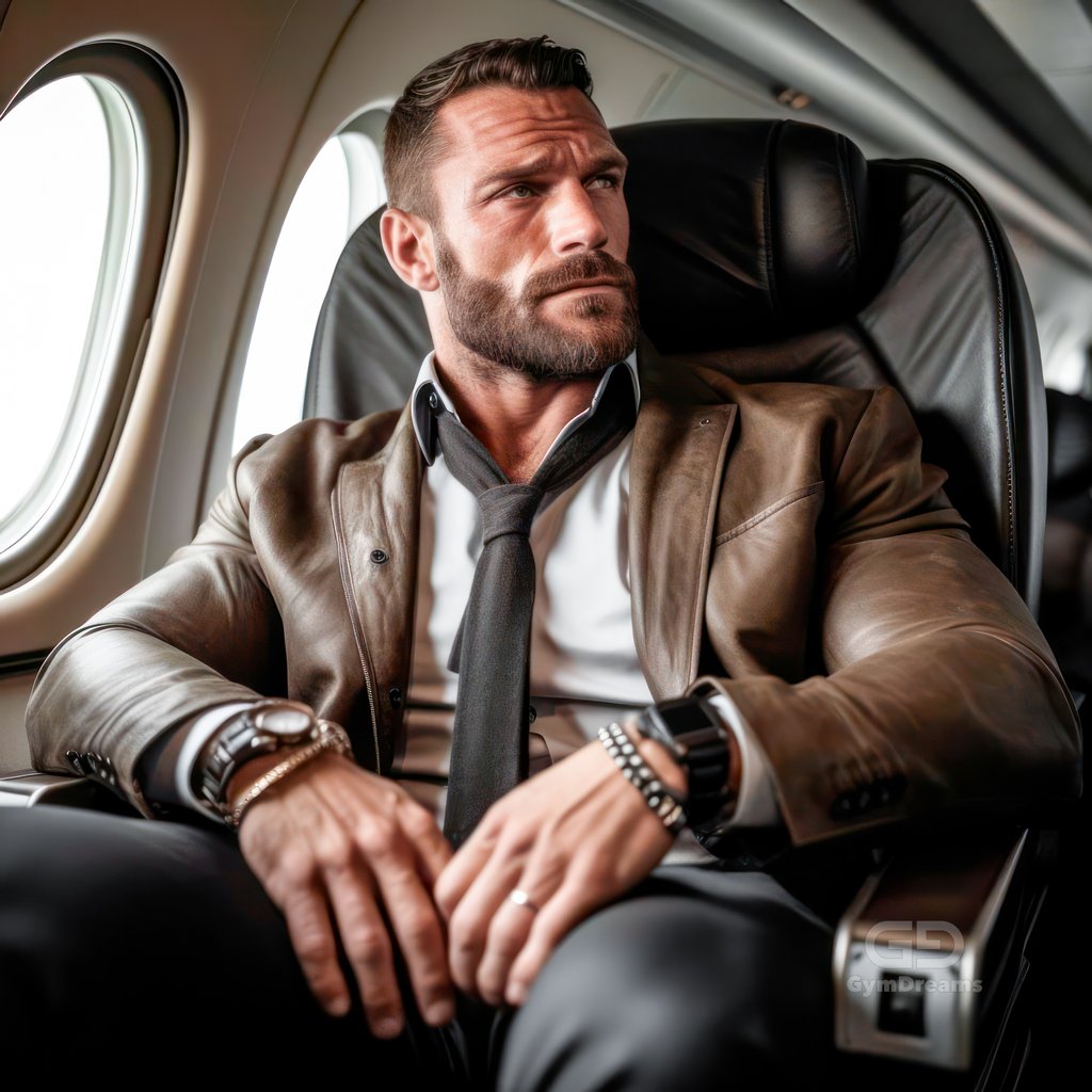 Leather Express, The Daddy, 5 men on a plane. What could happen?