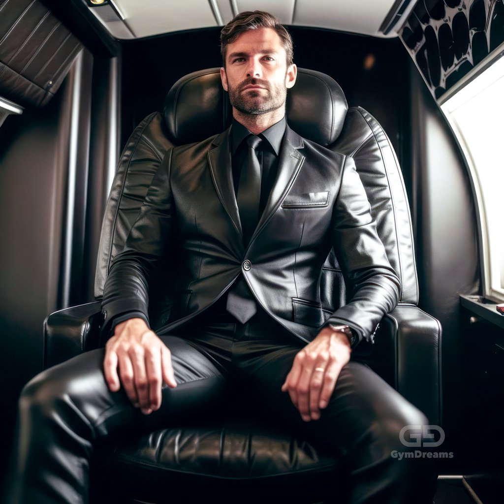 Leather Express, The Daddy, 5 men on a plane. What could happen?