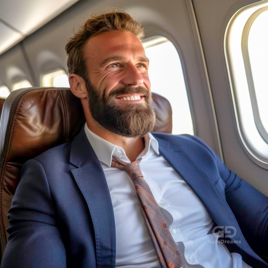 Leather Express, The Daddy, 5 men on a plane. What could happen?