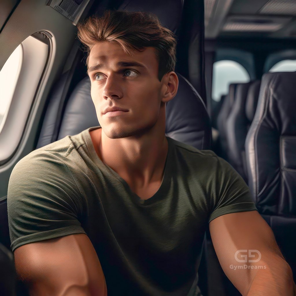 Leather Express, The Twink, 5 men on a plane. What could happen?