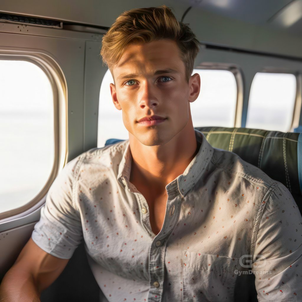 Leather Express, The Twink, 5 men on a plane. What could happen?