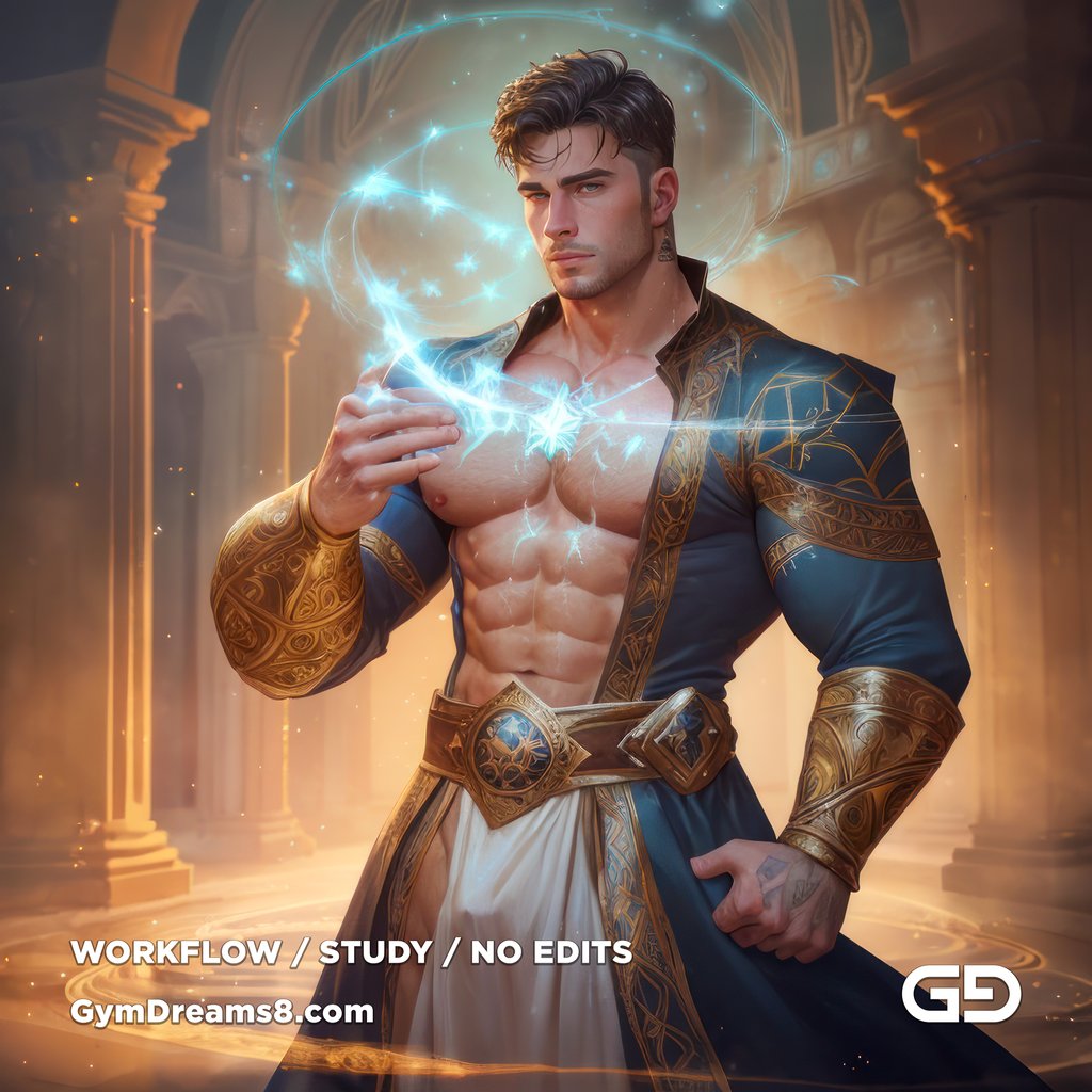 Battle Mage. Prelude to the Sacred Geometry. Stable Diffusion, Airfuck’s Wild Mix, Shuffle CN.