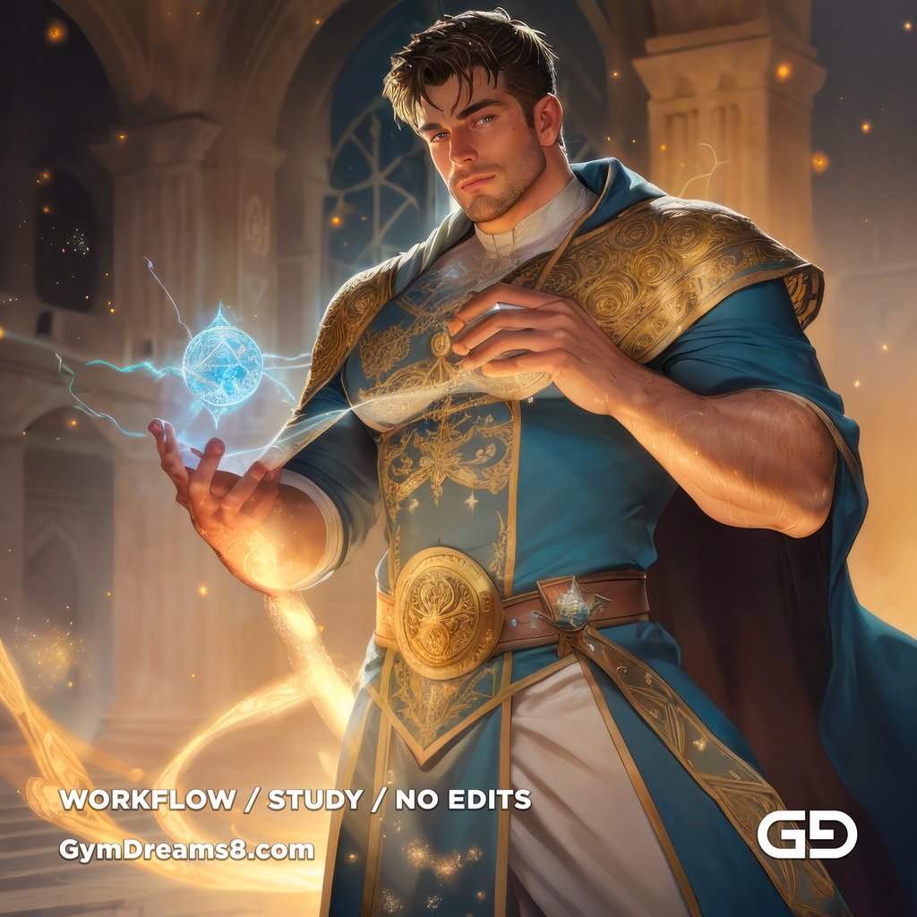 Battle Mage. Prelude to the Sacred Geometry. Stable Diffusion, Airfuck’s Wild Mix, Shuffle CN.