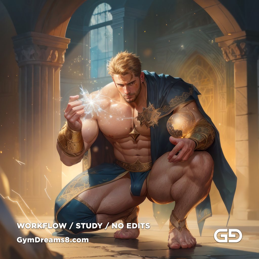 Battle Mage. Prelude to the Sacred Geometry. Stable Diffusion, Airfuck’s Wild Mix, Shuffle CN.