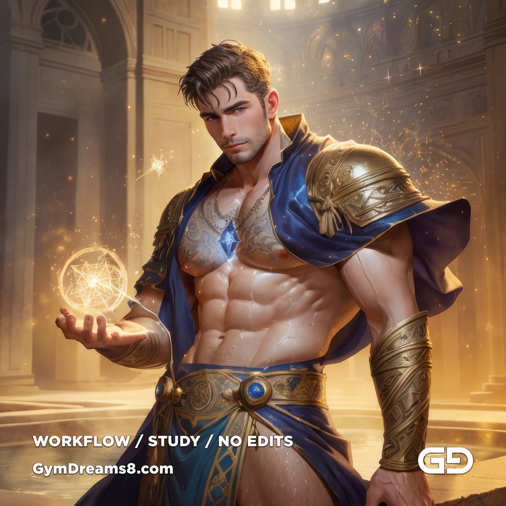 Battle Mage. Prelude to the Sacred Geometry. Stable Diffusion, Airfuck’s Wild Mix, Shuffle CN.