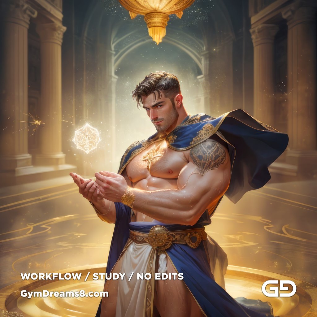 Battle Mage. Prelude to the Sacred Geometry. Stable Diffusion, Airfuck’s Wild Mix, Shuffle CN.