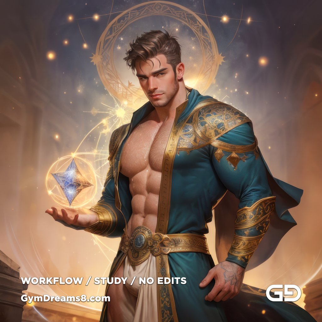 Battle Mage. Prelude to the Sacred Geometry. Stable Diffusion, Airfuck’s Wild Mix, Shuffle CN.