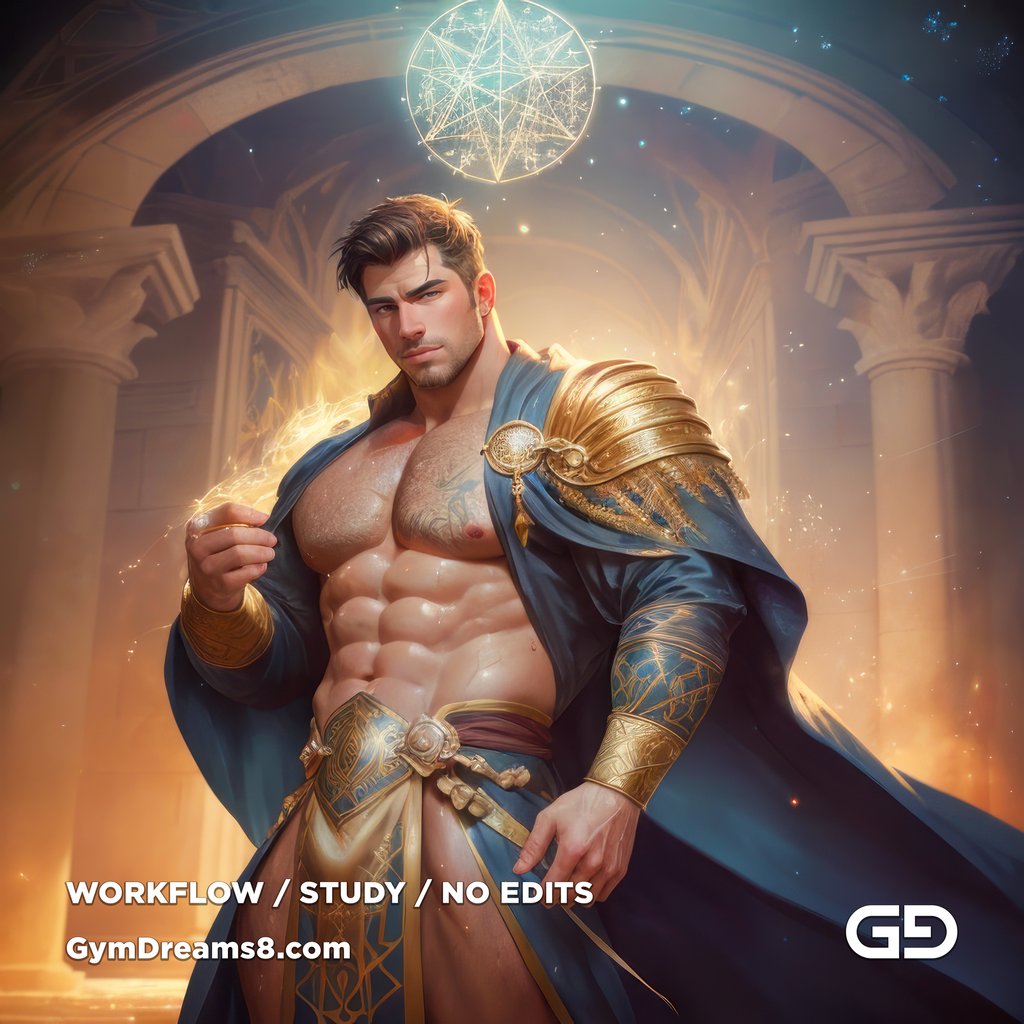 Battle Mage. Prelude to the Sacred Geometry. Stable Diffusion, Airfuck’s Wild Mix, Shuffle CN.