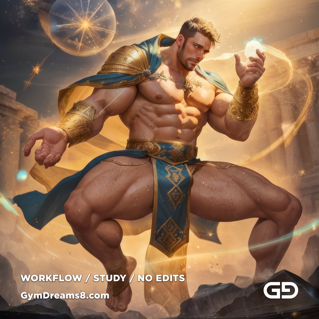 Battle Mage. Prelude to the Sacred Geometry. Stable Diffusion, Airfuck’s Wild Mix, Shuffle CN.