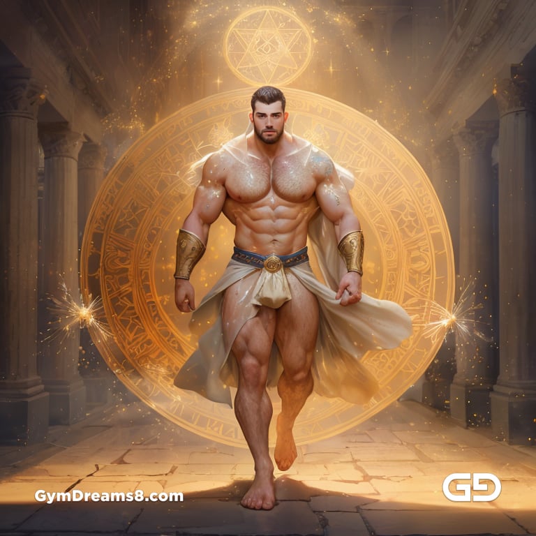 Battle Mage. Prelude to the Sacred Geometry. Stable Diffusion, Airfuck’s Wild Mix, Shuffle CN.