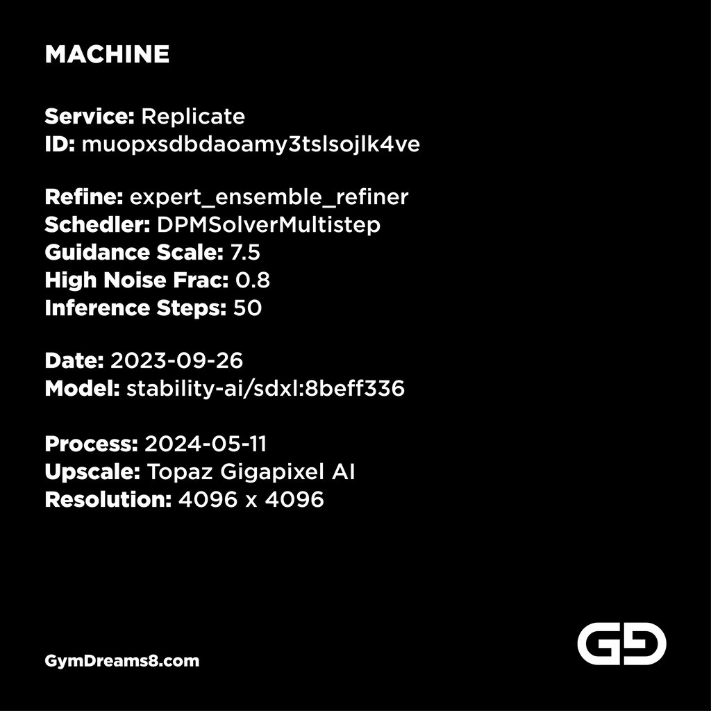 Machine, inspired by Leonardo da Vinci’s mechanical blueprints.