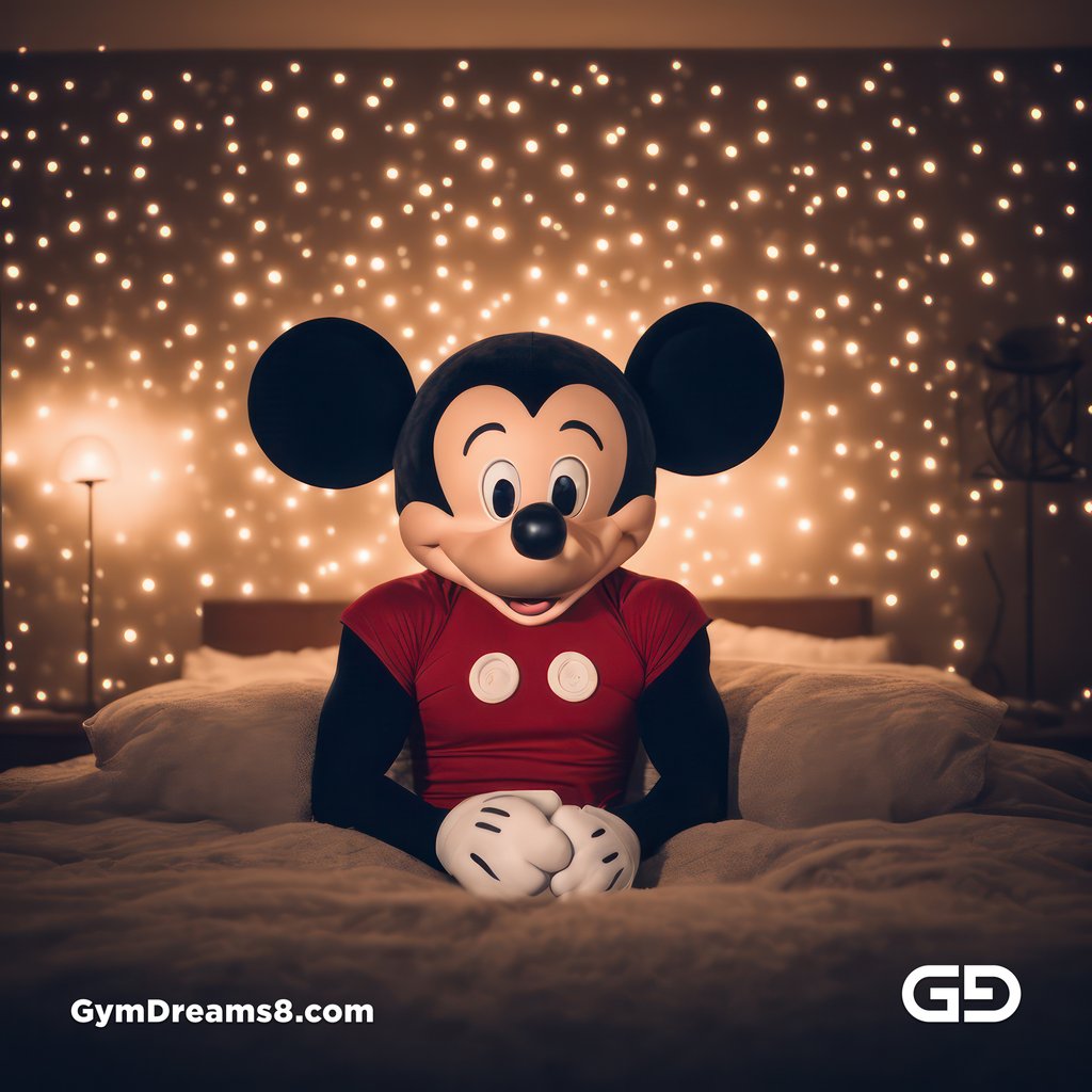 Mickey Mouse. Rendered with Stable Diffusion and JuggernautXL.