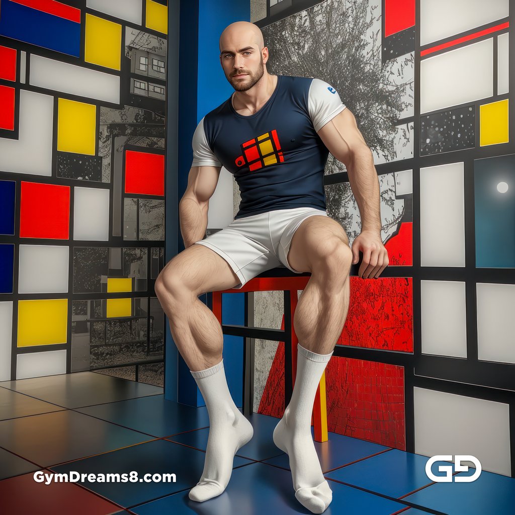 Mondrian Variation with Stable Diffusion