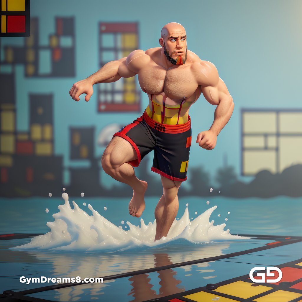 Mondrian Variation with Stable Diffusion