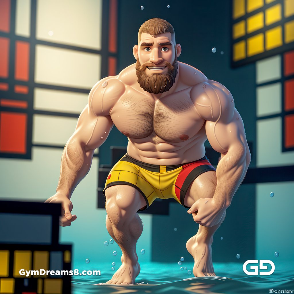 Mondrian Variation with Stable Diffusion