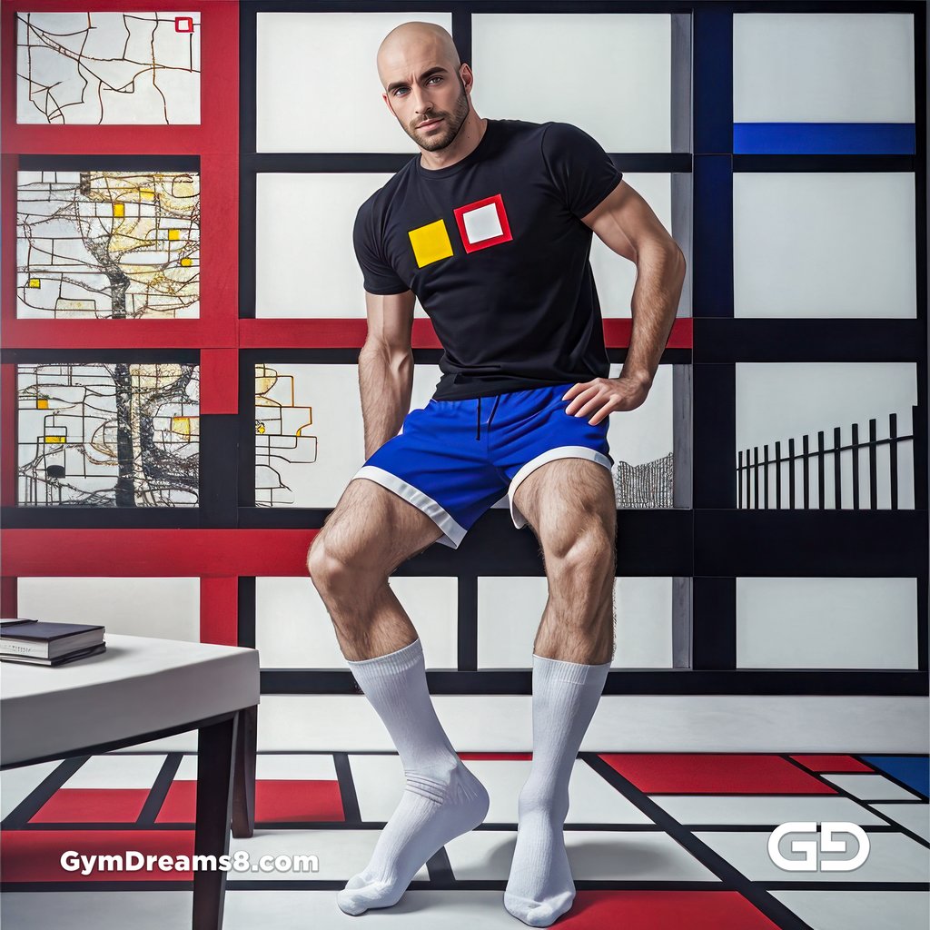 Mondrian Variation with Stable Diffusion