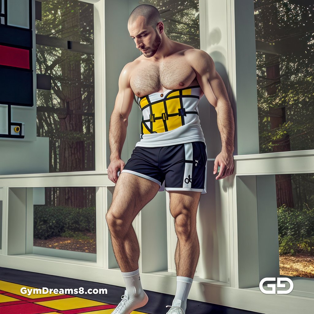 Mondrian Variation with Stable Diffusion